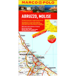 Itálie 10- Abruzzo, Molise -mapa Marco Polo - 1:200 000