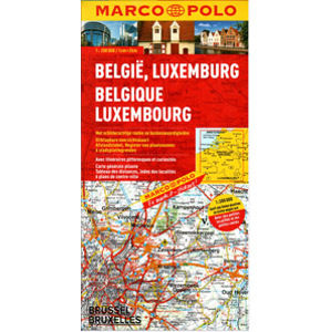 Belgie, Lucembursko - mapa Marco Polo - 1:200 000