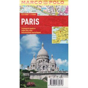Paříž - plán města 1:15 000
