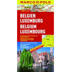 Belgie/Lucembursko - mapa MP 1:300 000