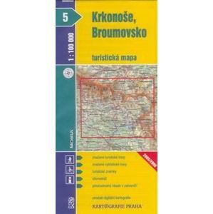 Krkonoše, Broumovsko - mapa KP č.5 - 1:100t