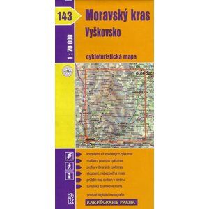 Moravský kras, Vyškovsko - cyklo KP č.143 - 1:70t