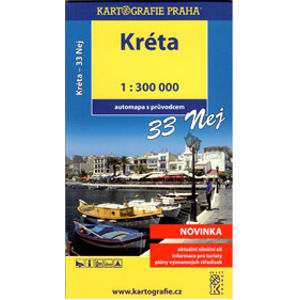 Kréta - 33 nej - mapa Kartografie - 1:300 000 /Řecko/