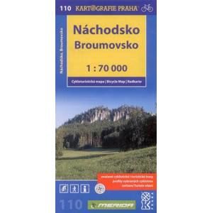 Náchodsko, Broumovsko - cyklo KP č.110 - 1:70 000