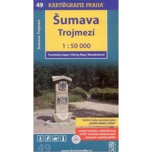 Šumava - Trojmezí - mapa Kartografie č.49 - 1:50 000