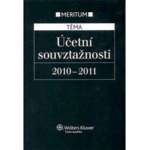 Meritum - Účetní souvztažnosti 2010 - 2011