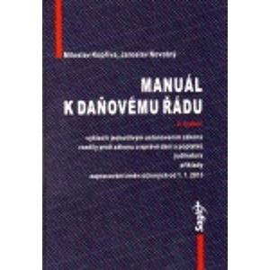 Manuál k daňovému řádu - Kopřiva M., Novotný J.