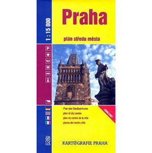 Praha: plán středu města 1:15 000 - kolektiv