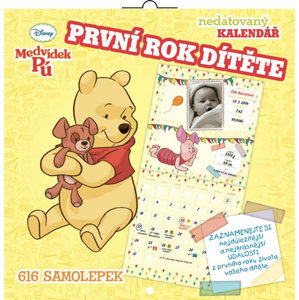 Kalendář - W. Disney Medvídek Pú - první rok dítěte - nedatovaný - neuveden