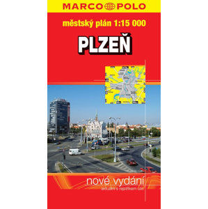 Plzeň - městský plán 1:15000 - neuveden