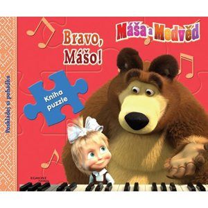 Máša a medvěd Bravo, Mášo - Kniha puzzle - Disney Walt