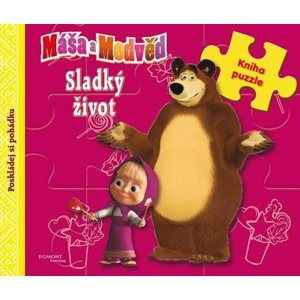 Máša a medvěd - Sladký život (kniha s puzzle) - Animaccord