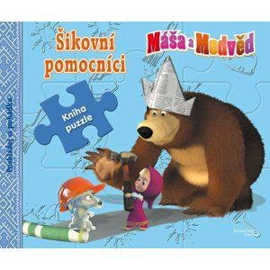 Máša a medvěd - Šikovní pomocníci (kniha s puzzle) - Animaccord