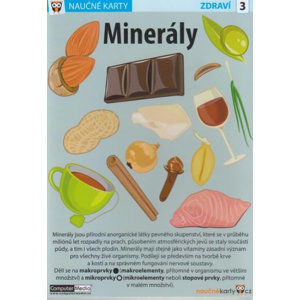 Minerály - Naučná karta - neuveden