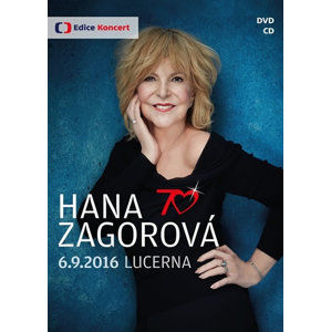 Hana Zagorová 70 - DVD+CD - neuveden