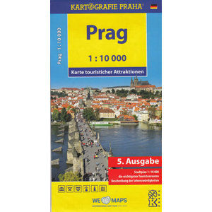 Prag - Karte touristischer Attraktionen /1:10 tis. - neuveden