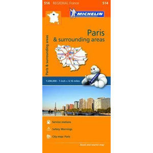 Paris and Surrounding Areas - mapa 514 - neuveden