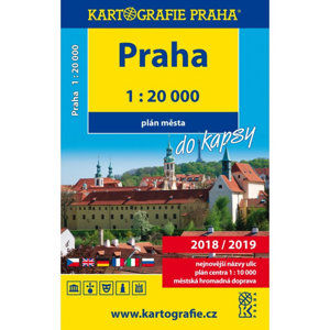 Praha do kapsy - plán města 1:20 000 - neuveden