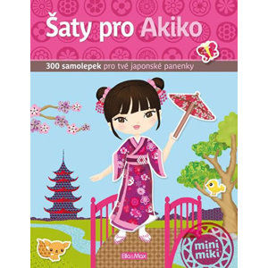 Šaty pro Akiko - kniha samolepek - neuveden