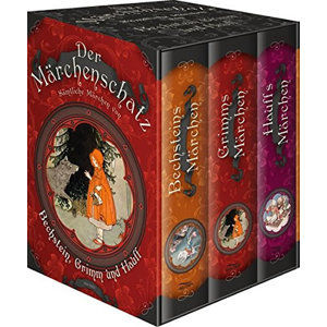 Der Märchenschatz - Sämtliche Märchen von Bechstein, Grimm und Hauff in drei Bänden (im Schuber) - G - Grimmovi Jacob a Wilhelm