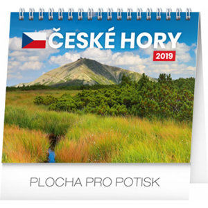 Kalendář stolní 2019  - České hory, 16,5 x 13 cm - neuveden