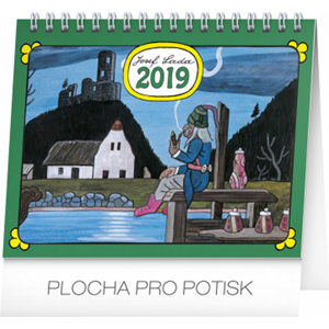 Kalendář stolní 2019  - Josef Lada – Vodník, 16,5 x 13 cm - neuveden