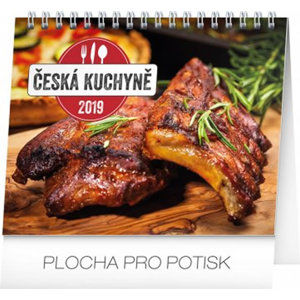 Kalendář stolní 2019  - Česká kuchyně, 16,5 x 13 cm - neuveden