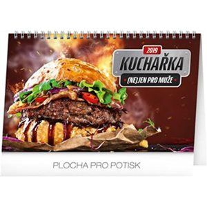 Kalendář stolní 2019  - Kuchařka (ne)jen pro muže, 23,1 x 14,5 cm - neuveden