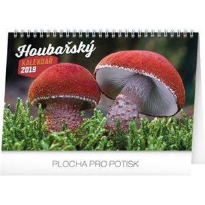 Kalendář stolní 2019  - Houbařský, 23,1 x 14,5 cm - neuveden