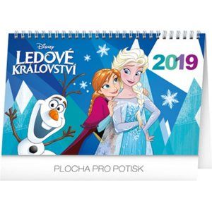 Kalendář stolní 2019  - Frozen - Ledové království, 23,1 x 14,5 cm - neuveden