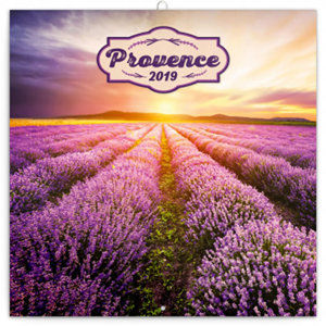 Kalendář poznámkový 2019 - Provence , voňavý, 30 x 30 cm - neuveden