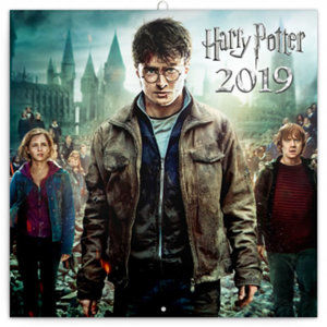 Kalendář poznámkový 2019 - Harry Potter, 30 x 30 cm - neuveden