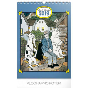 Kalendář nástěnný 2019 - Josef Lada – Pohádky, 33 x 46 cm - neuveden