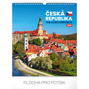 Kalendář nástěnný 2019 - Česká republika, 30 x 34 cm - neuveden