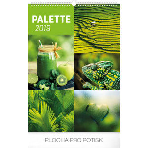 Kalendář nástěnný 2019 - Paleta, 33 x 46 cm - neuveden