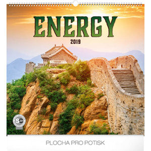Kalendář nástěnný 2019 - Energie, 48 x 46 cm - neuveden