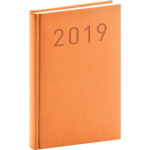 Diář 2019 - Vivella Fun - denní, oranžový, 15 x 21 cm - neuveden