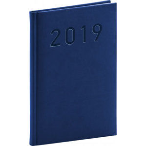 Diář 2019 - Vivella Classic - týdenní, modrý, 15 x 21 cm - neuveden
