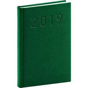 Diář 2019 - Vivella Classic - denní, zelený, 15 x 21 cm - neuveden