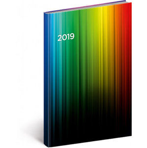 Diář 2019 - Cambio - týdenní, barevný, 15 x 21 cm - neuveden