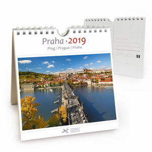 Kalendář 2019 - Praha - pohlednicový - Sváček Libor