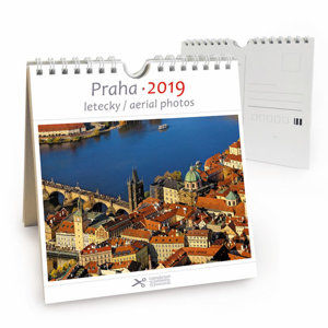 Kalendář 2019 - Praha letecky - pohlednicový - Sváček Libor