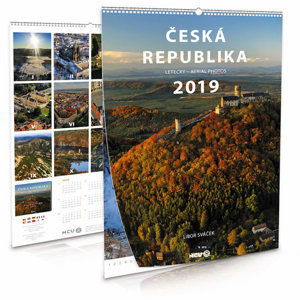 Kalendář 2019 - Česká republika letecky - nástěnný - Sváček Libor