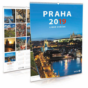 Kalendář 2019 - Praha - nástěnný - Sváček Libor