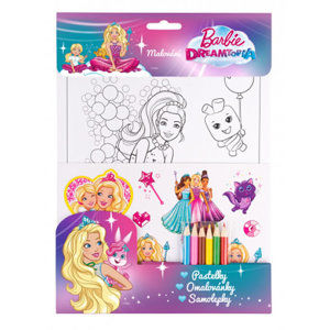 Barbie Dreamtopia set - fialová, pastelky - neuveden