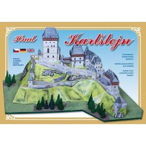 Hrad Karlštejn - Stavebnice papírového modelu - neuveden