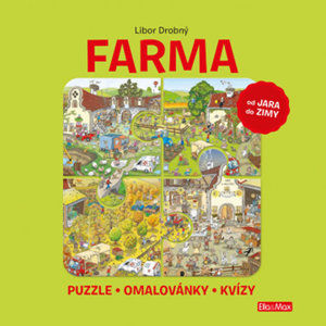 FARMA - Puzzle, omalovánky, kvízy - Drobný Libor