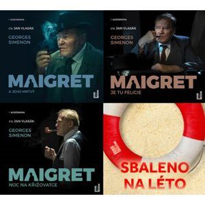 Maigret - CDmp3 (komplet Maigret a jeho mrtvý, Je tu Felicie, Noc na křižovatce) - Simenon Georges