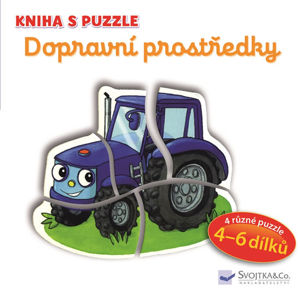 Dopravní prostředky - Kniha s puzzle (1) - Bruggemann Vera