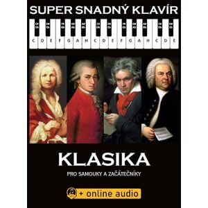 Super Snadný Klavír - Klasika pro samouky a začátečníky (+online audio) - neuveden